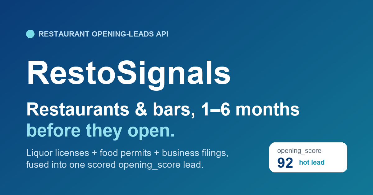 RestoSignals screenshot 1